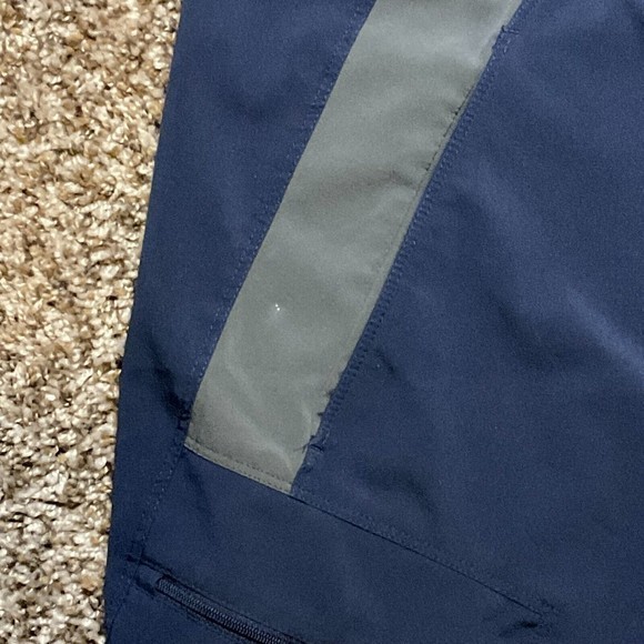 Nike Mens Athletic Shorts Dri Fit Gym Training Running Sports Blue Size Medium - Picture 4 of 4